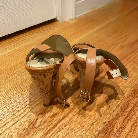 Marchez vous blue women heels size 8.5 - Picture 3 of 5